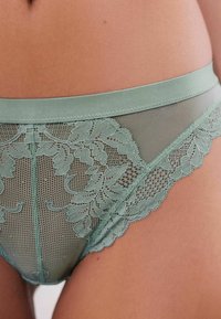 Next - HIGH WAIST  TWO PACK - Īsās apakšbikses - mint green cream Miniatūras attēls 1