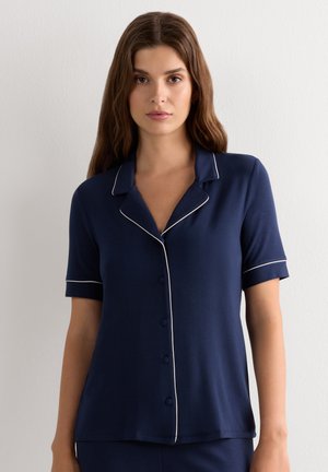 Intimissimi, SHORT-SLEEVED BUTTON-DOWN - Pyjamashirt - blau intense blue