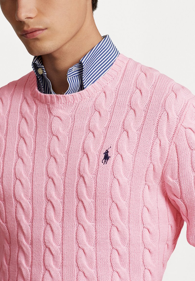 Polo Ralph Lauren DRIVER LONG SLEEVE - Jumper - carmel pink/pink -  