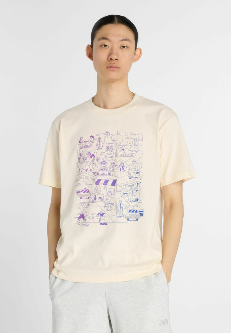 New Balance T-shirts print - permafrost