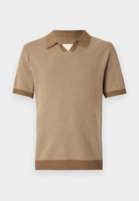 JPRCCEASTON SPLIT NECK - Polo shirt - rain drum