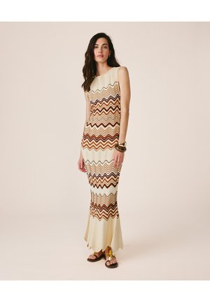 Alma en Pena Jumper dress - Heather light brown