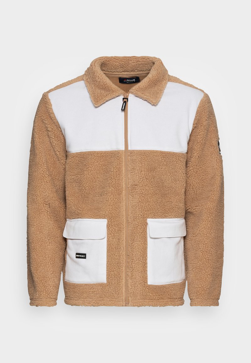 Denim Project JACKET PATCHES UNISEX - Fleecejakke - ginger root