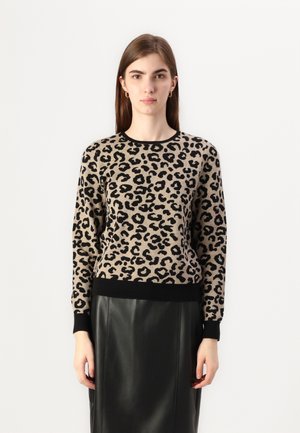 ONLY ONLMOLLY LEO  - Pullover - beige