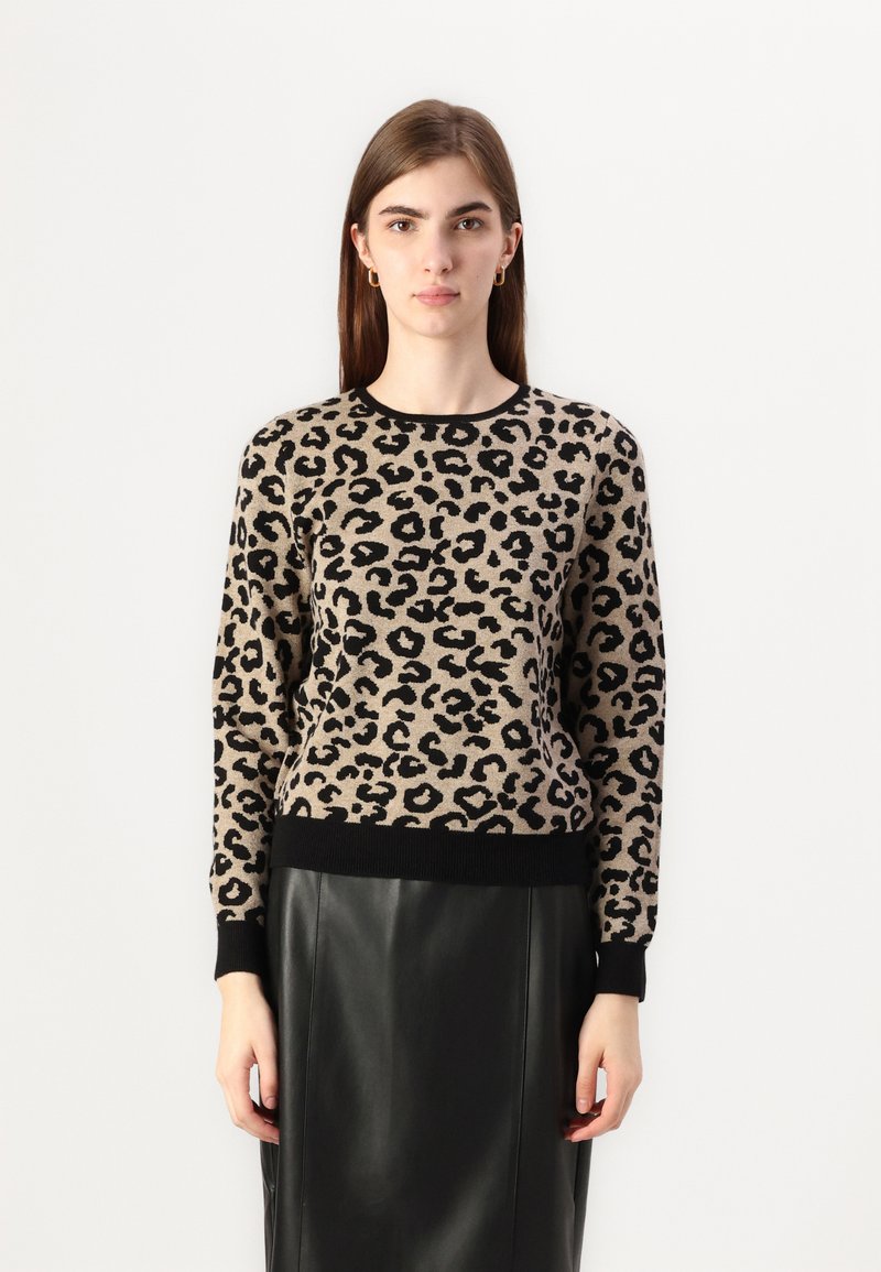 ONLY ONLMOLLY LEO - Pullover - beige