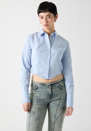 Hemdbluse - hellblau