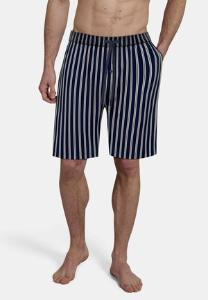 Nachtwäsche Hose - blau mittel streifen