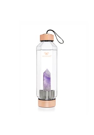 AMETHYST WATER BOTTLE HEXAGON - Bidon - transparent
