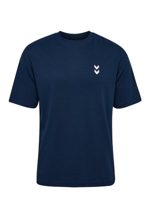 HIIT S/S - T-shirt med print - dress blues