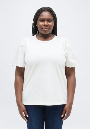 CARVERONIKA MIX  - T-shirts print - cloud dancer