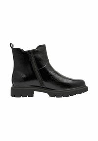 Tamaris CHELSEA - Gležnjače s platformom - black patent
