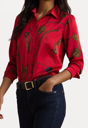 Overhemdblouse - red