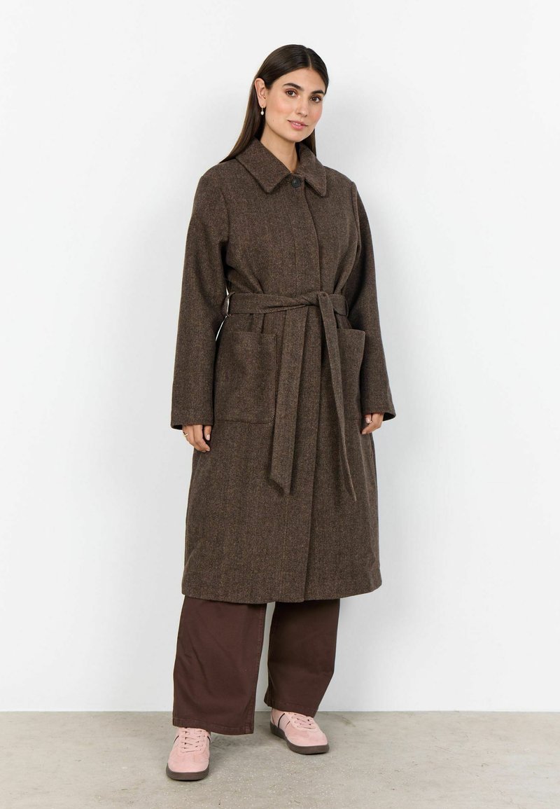 Soyaconcept SHAKIRA - Trenchcoat - hot fudge combi/dark brown