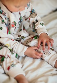 Geggamoja PETTSON AND FINDUS CHRISTMAS TWO-WAY ZIP - Yöpuku - beige