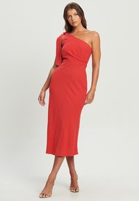 TUSSAH POPPY MIDI  - Pouzdrové šaty - red