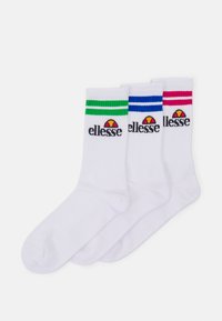 Ellesse - PULLO UNISEX 3 PACK - Zeķes - white Miniatūras attēls 1