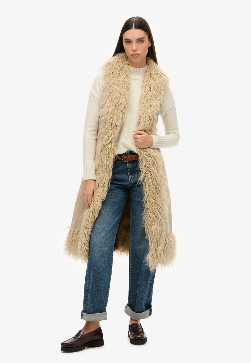 Superdry & Co Bodywarmer gemêleerd bruin Superdry & Co Bodywarmer gemêleerd bruin