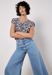 Apricot DITSY FLORAL TULIP SLEEVE - Camicetta - navy