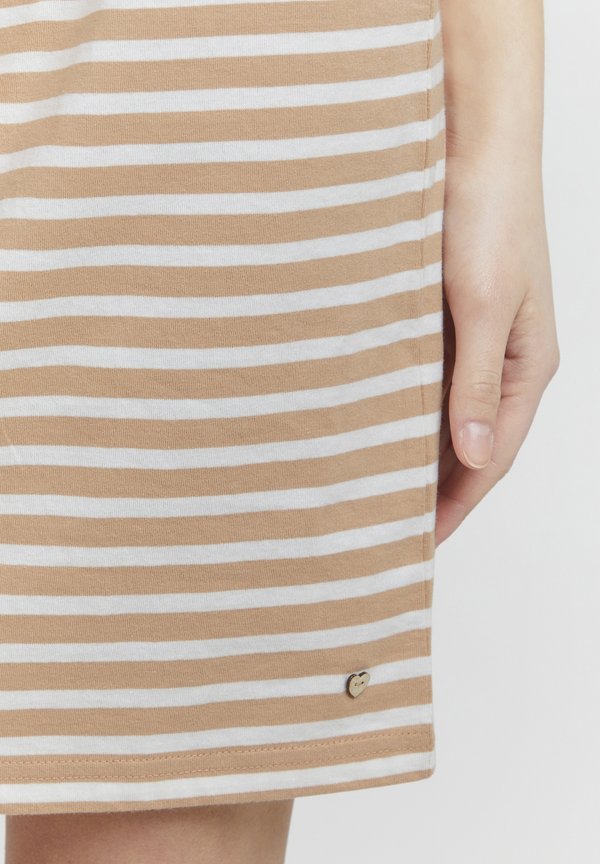 OXStilla - Jersey dress - mahogany rose2