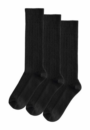 3 PACK - Zeķes - black