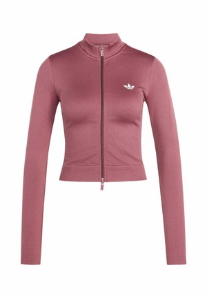 adidas Originals, ADIDAS ORIGINALS ESSENTIALS SEAMLESS TRACKTOP - Vest - burgundy