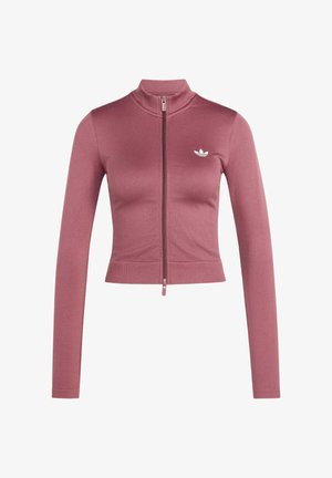 adidas Originals, ADIDAS ORIGINALS ESSENTIALS SEAMLESS TRACKTOP - Vest - burgundy
