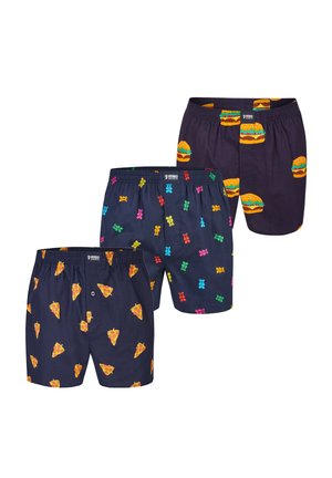 WIDE WITH 3 PACK - Boxershorts - d pizza gummy bears burgers