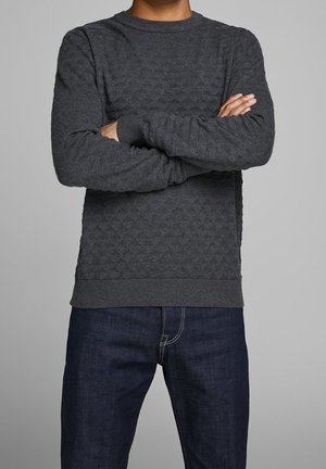 Trui - mottled dark grey