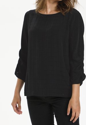 Blouse - mottled black