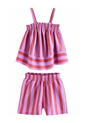 Next REGULAR FIT -STRIPE SET - Top - pink purple