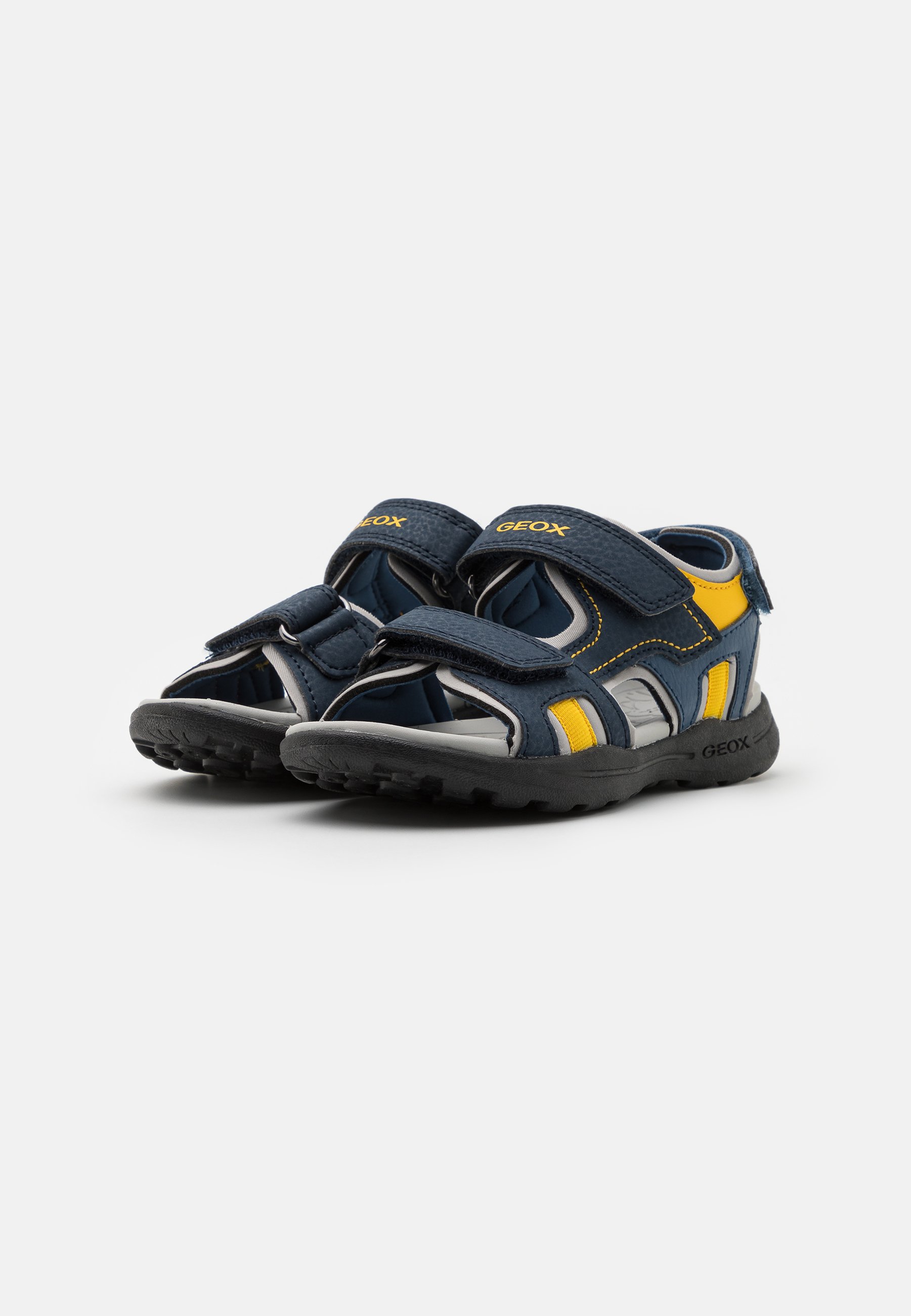 Geox VANIETT BOY - Sandali da trekking - navy/yellow/blu scuro - Zalando.it