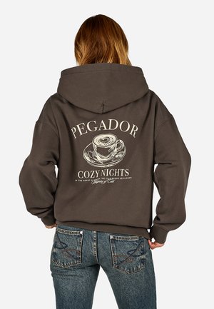 BARLETTA - Sweat zippé - washed walnut brown