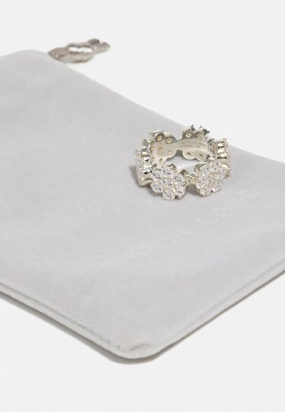Hatton Labs BOUQUET UNISEX - Inel - silver coloured/white