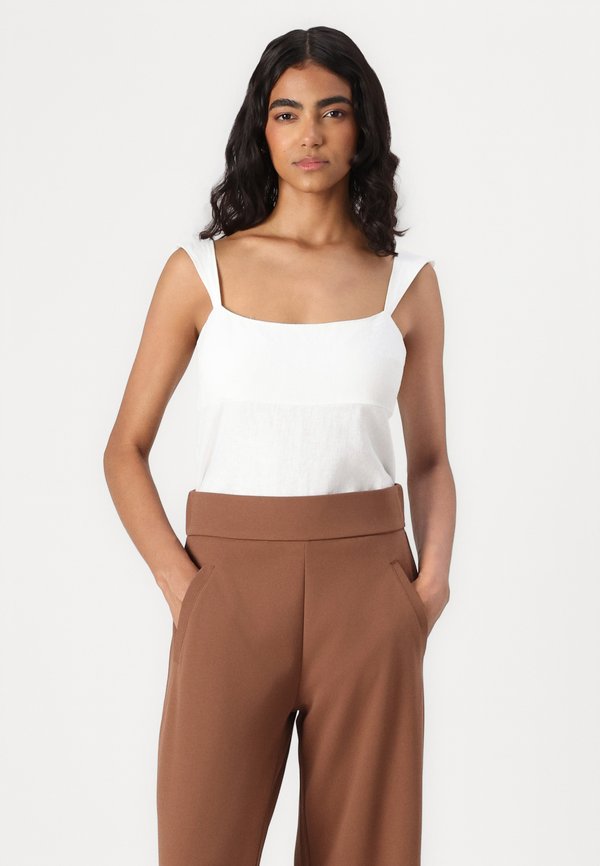 JDYLOUISVILLE CATIA WIDE - Trousers - cacao nibs4