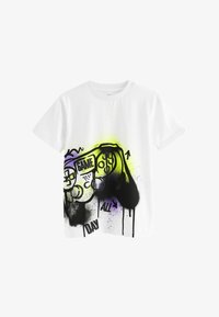Unselected, white graffiti gaming