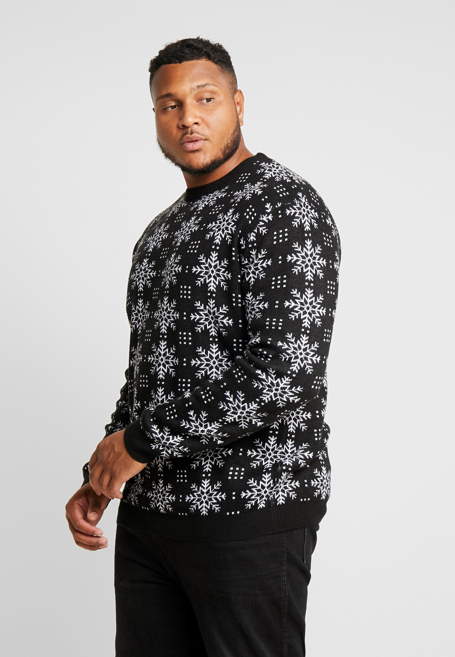 Jack´s Sportswear XMAS ICEFLOWER Strikkegenser black Jack´s Sportswear XMAS ICEFLOWER - Strikkegenser - black