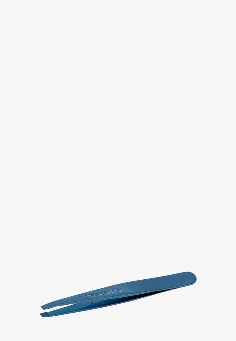 TWEEZERMAN - SLANT TWEEZER - Haarverwijderingstool - bell bottom blue, Vergroten