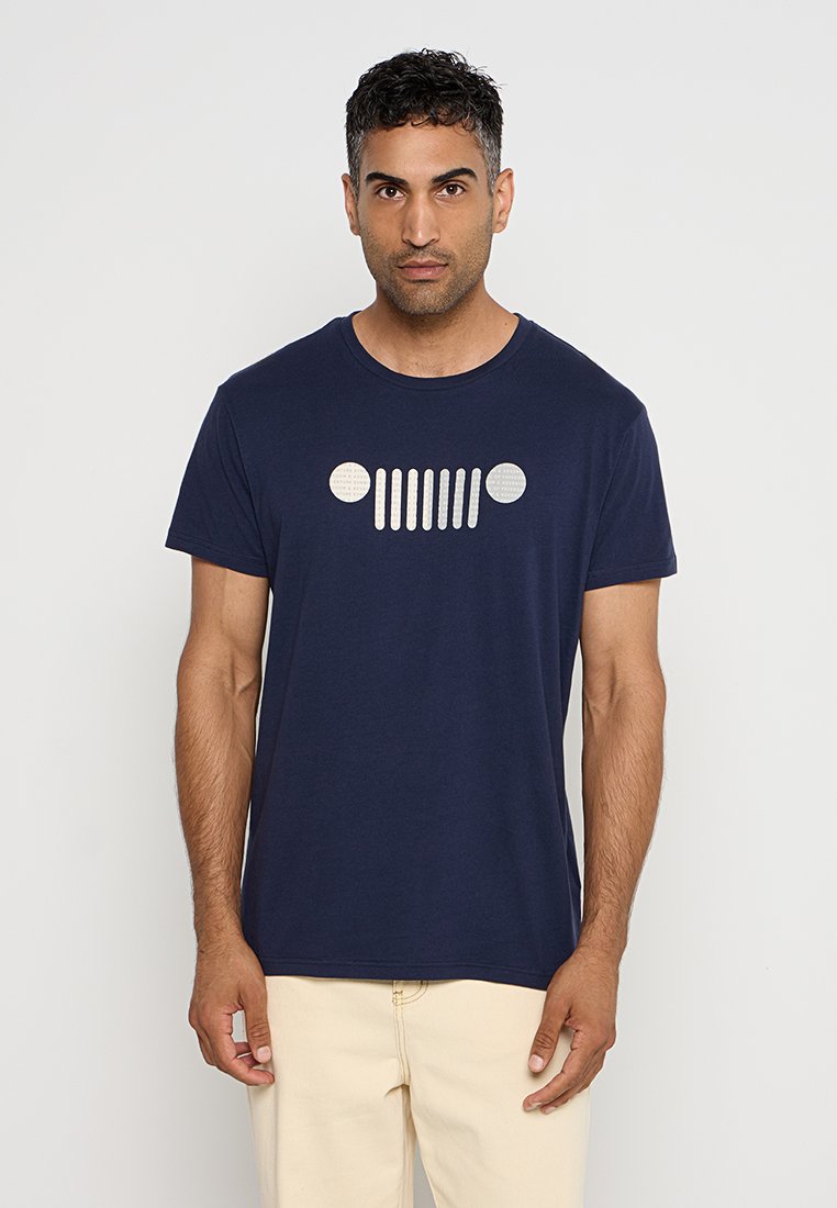 Jeep T-shirt print blauw