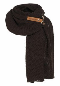 Knit Factory LUNA - Sjaal - dark brown