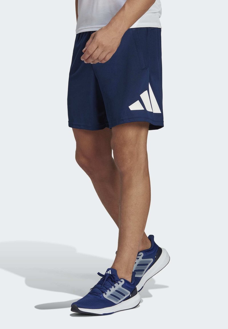 adidas Performance ESSENTIALS LOGO - Short de sport - dark blue white ...
