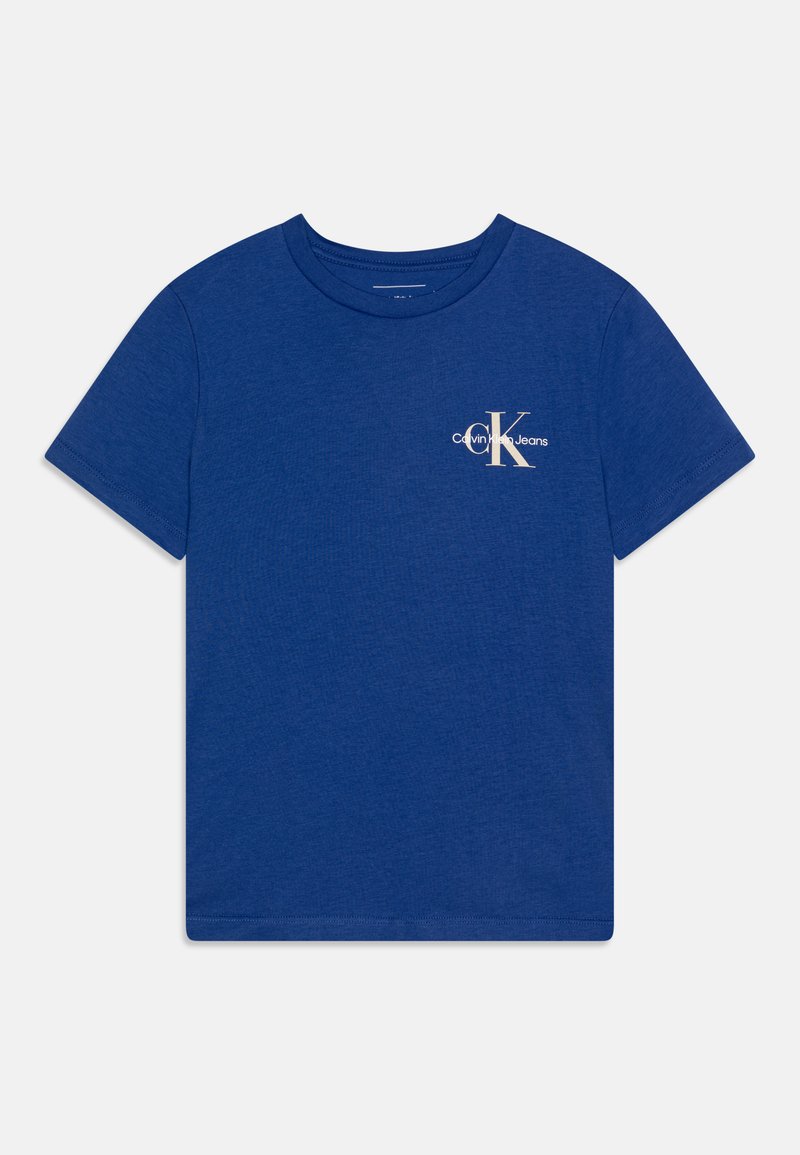 Calvin Klein Jeans CHEST MONOLOGO - Apdrukāts T-krekls - pigment blue
