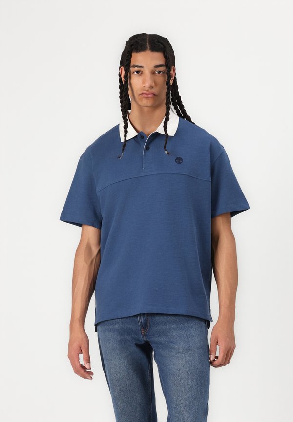 TEXTURED DARK  - Polo shirt - dark denim