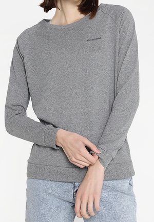 Langarmshirt - mottled grey