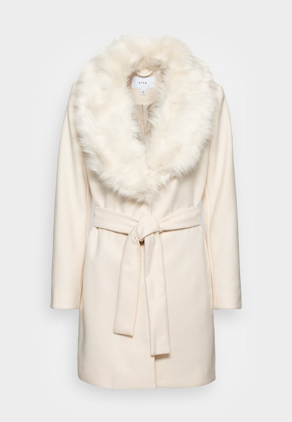 VIMETIL COLLAR - Classic coat - birch