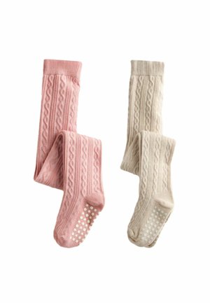 2-PACK  RICH CABLE - Collant - pink
