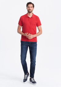 Ombre Poloshirts - red
