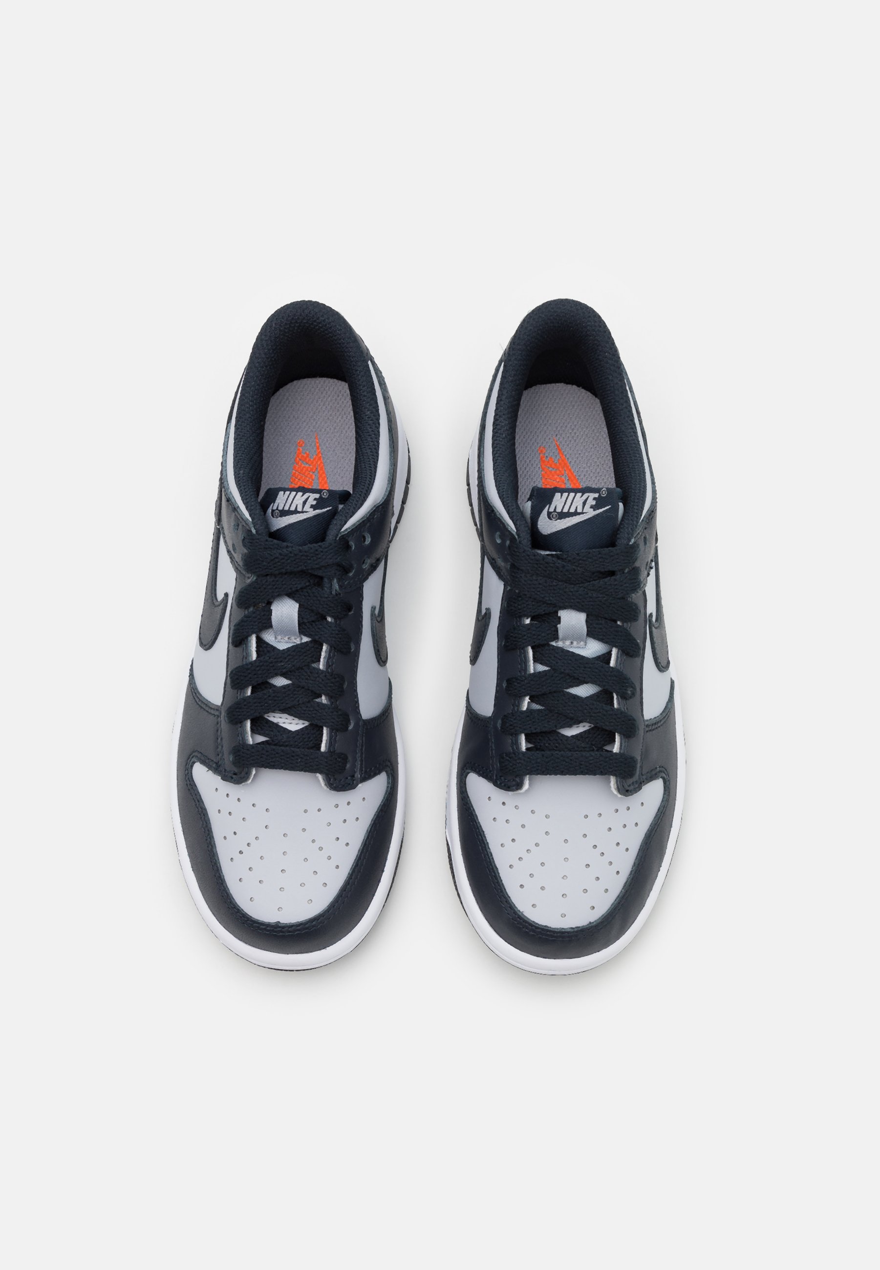 nike dunk low wolf grey dark obsidian total orange