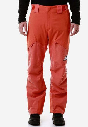 Pantaloni da neve - orange smutty - black