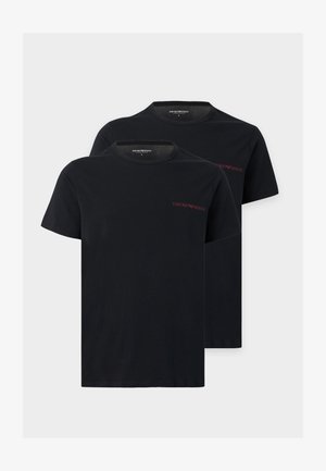 Emporio Armani, CREW NECK 2 PACK - Alussärk - black