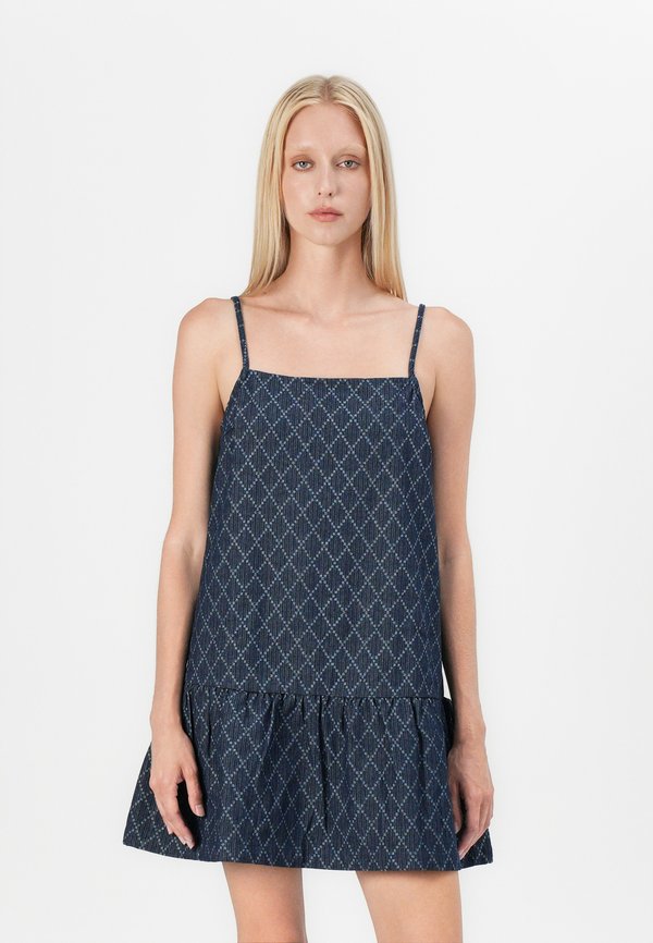 VIFAUNA SHORT DRESS - Jeanskleid